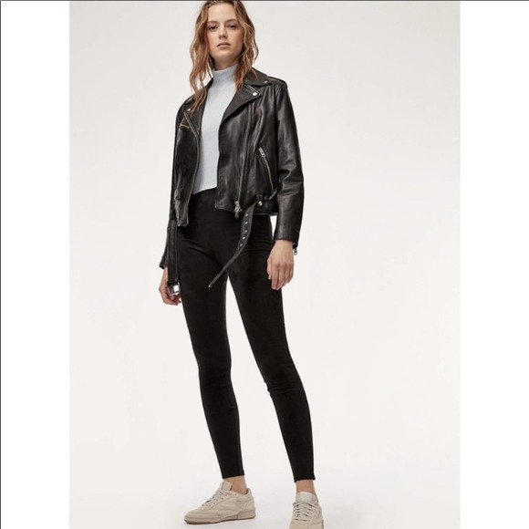 Aritzia Pants - Aritzia Wilfred Free Daria Ankle Faux Suede Pants